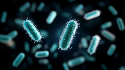 Conceptual artwork depicts a single bacteria cell enveloped in glowing shields, symbolizing efforts to combat antimicrobial resistance effectively