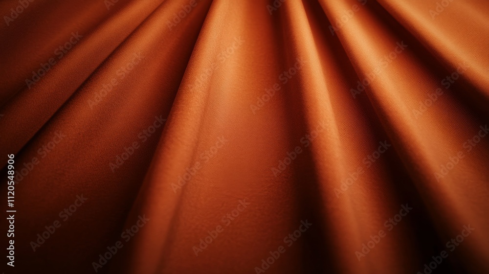 Poster detailed close-up reveals the unique texture of a pleated fabric blind, capturing natural light that