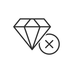 Fake Diamond Icon