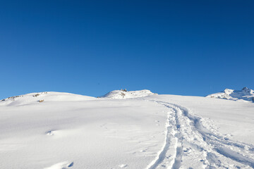 Fototapeta premium Between Rotenboden and Riffelberg, Switzerland