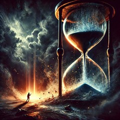 The Hourglass of Fate: A Stormy End to Time