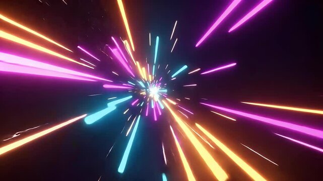 dark birthday punk cosmos digital effect colorful futurism fantastic layout line glitch christmas neon design diagonal beams speed movement stars b retro party abstract black