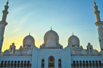 Fototapeta premium Sheikh Zayed Grand Mosque in Abu Dhabi UAE