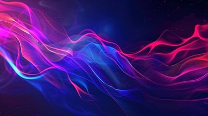 Fototapeta premium Abstract Neon Waves