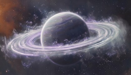 Obraz premium Orbital Mist Rings 