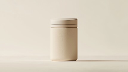 A minimalist container with a textured surface, designed for storage or aesthetics.