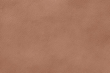 Genuine leather texture close up, natural background. Mocha mousse color