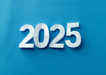 Papel cortado de nuevo a&ntilde;o 2025