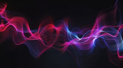 Fototapeta premium Abstract Neon Waves