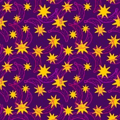 Summer fruit seamless banana pattern for fashion textiles and wrapping paper