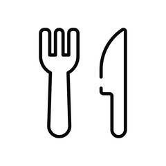 Knife and Fork vector icon