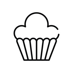 Cupcake Liner vector icon