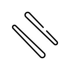 Chopsticks vector icon