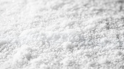 Obraz premium Closeup of Sparkling White Snow Texture for Seasonal Winter Backgrounds : Generative AI