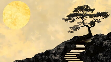 Surreal Japanese fantasy scene with torii gates and spirit mists, ideal for mythological visuals and folklore-based concept designs.