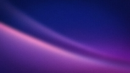 Abstract gradient with flowing transitions of deep blue, purple, and pink hues, enhanced with a grainy texture, ideal for creative backgrounds and wallpapers