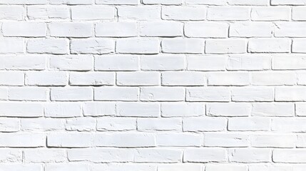 Obraz premium White Brick Wall Texture with Rough Surface