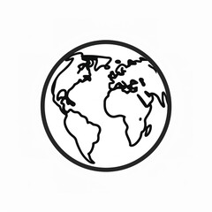 Obraz premium A stylized or realistic representation of our planet
