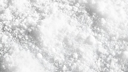 Soft Powdery Snow Texture in Minimalist White Background for Winter Designs : Generative AI