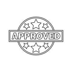 Approved icon design template