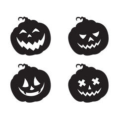 scary pumpkin emoji for halloween festival