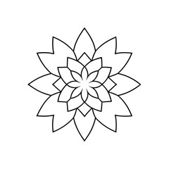 abstract flower illustration