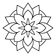 lotus flower isolated on white background