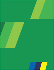 Minimalist Green Abstract Geometric Background Design