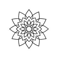 abstract flower illustration