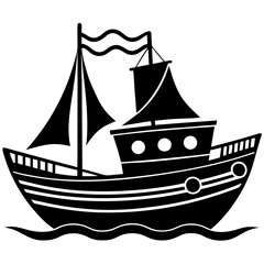 illustration of a ship