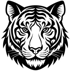 tiger head vector