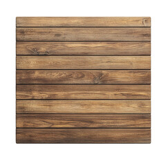 Horizontal Wooden Planks with Natural Grain