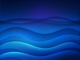 Obraz premium abstract blue background. wave, vector, blue, design, wallpaper, water, waves, illustration, curve, line, light, color, art, backdrop, backgrounds, pattern, lines, sea, business, motion, flow, concept