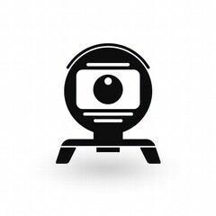 Fototapeta premium Live video streaming setup home office technology minimalist space capture perspectives digital connectivity