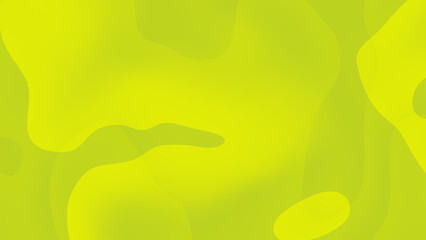 Fototapeta premium Abstract lime green background with fluid shapes