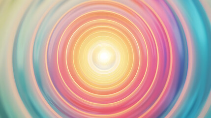 A vibrant, swirling pattern radiating light, evoking a sense of calm and energy.