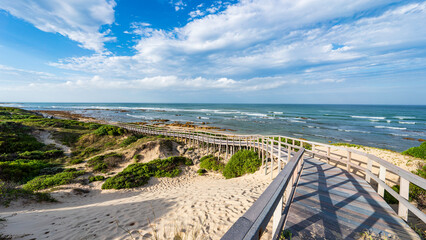Boardwalk at Winterstrand Beach, Port Elizabeth, South Africa