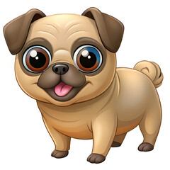 Naklejka premium dog cartoon