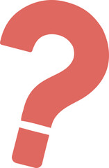 red question mark
