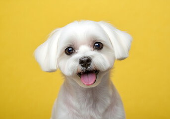 Obraz premium 말티즈 애완동물 반려견 말티푸 애완견 개 강아지 