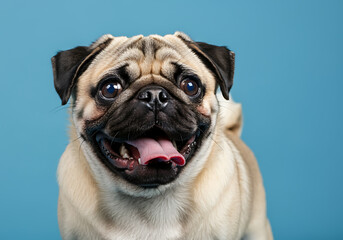 Obraz premium 퍼그 애완동물 반려견 애완견 개 강아지 