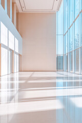 Obraz premium Modern Office Lobby with Natural Light