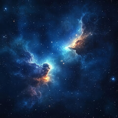 Obraz premium Majestic Starry Night Galaxy Stunning Celestial Image Perfect for Wallpapers, Space Exploration Documentaries, and Astronomy Presentations