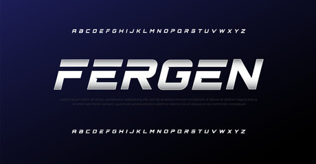 Future modern alphabet font. Typography urban style fonts for sport, technology, digital, movie logo design