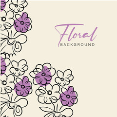 A picture of a flower background with the text natural beauty