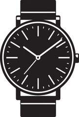 Hand watch Silhouette Vector illustration Design