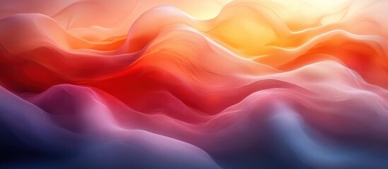 Fototapeta premium Abstract colorful wavy background.