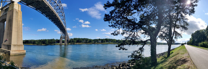 The arch of the Sagamore bridge