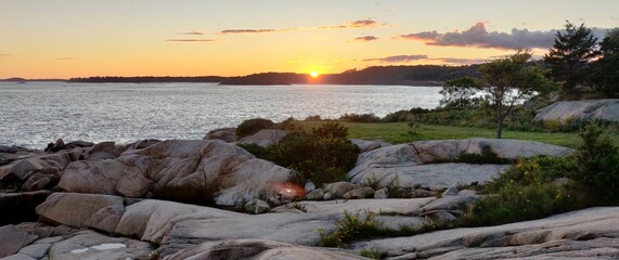 Sunset as seen from Manchester by the sea