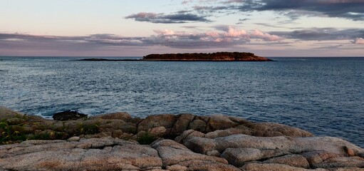 Granite rocks by the oceanfront